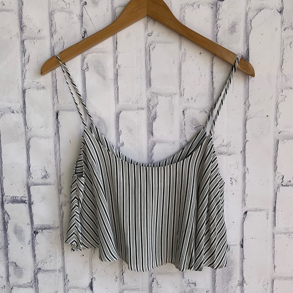 Privacy Please Franklin Federal Stripe Crop Top - Picture 5 of 6